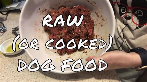 Raw Dog Food Recipe Homemade Cooked Dog Food Recipe Fully Balanced