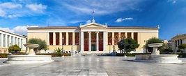National and Kapodistrian University of Athens - Greece Stock Image ...