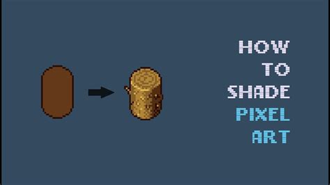 How To Shade Your Pixel Art Object Pixel Art Shading Tutorial Youtube