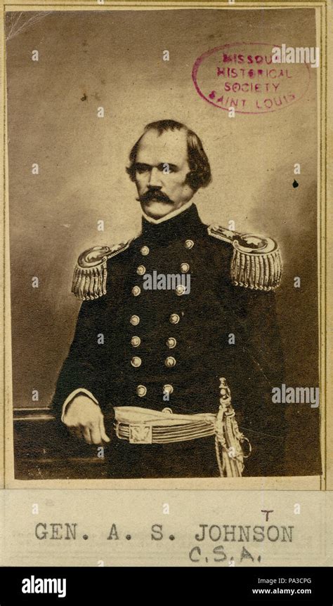 109 Albert Sidney Johnston General Confederate Stock Photo Alamy