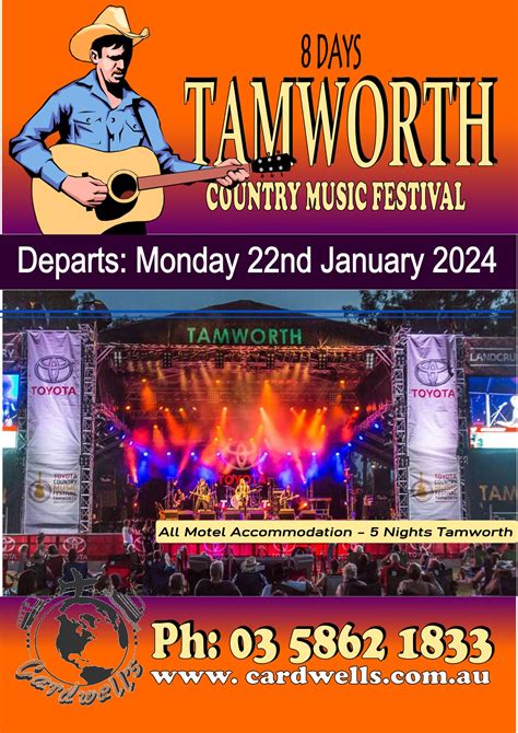 Tamworth Country Music Festival Tour By Cardwells Coach Travel