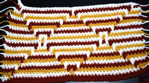 Crochet Navajo Indian Diamond Pattern Part 1 Of 6 Crochet For