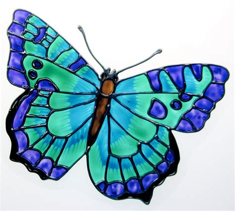 Items Similar To Teal And Purple Butterfly Laptop Decal Or Window Cling