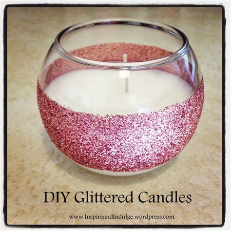 Diy Glittered Candles Glitter Candles Diy Glitter Candles Glitter Diy