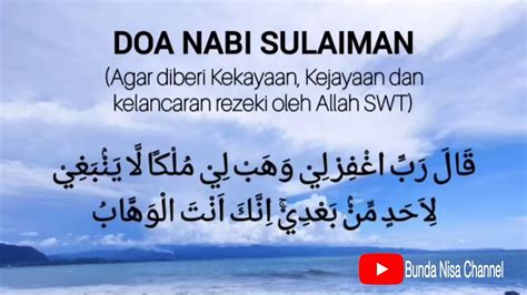 Doa Nabi Sulaiman Minta Kekayaan Raih Kejayaan Hidup Dengan Mudah My