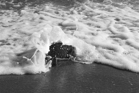 Beach Coast Water Sand Rock Snow Image Free Photo