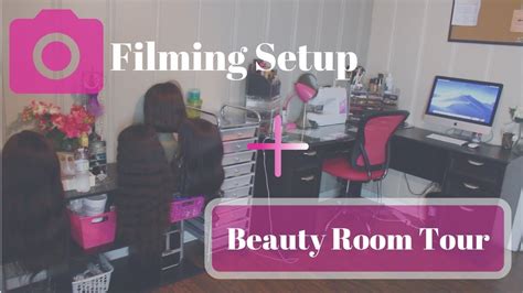 Updated Beauty Room Tour Filming Setup Youtube