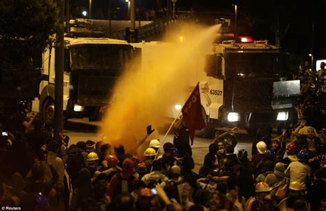Turkey Protests Horrifying Image Of Woman In Red Being Doused With