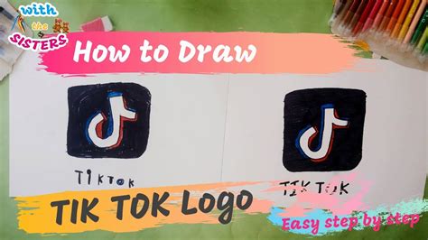 We provide unique & premium logo designs created by designers from around the world. How to draw official tik tok logo easy step by step - YouTube