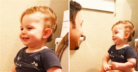 Little Boys Hilarious Potty Training Talk Makes His Dad Laugh To Tears