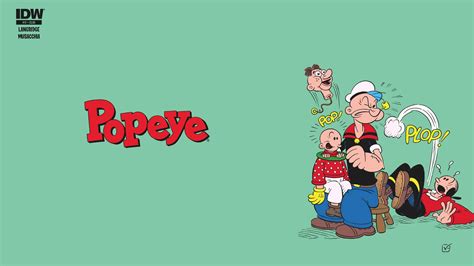 Popeye In Tale Green Background Hd Popeye Wallpapers Hd Wallpapers