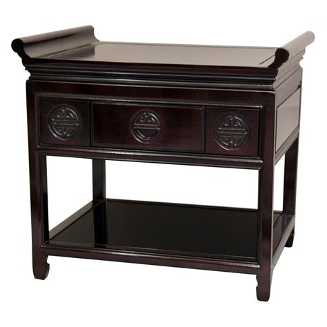 Oriental Furniture Rosewood Altar Table Rosewood 32h Rosewood Color