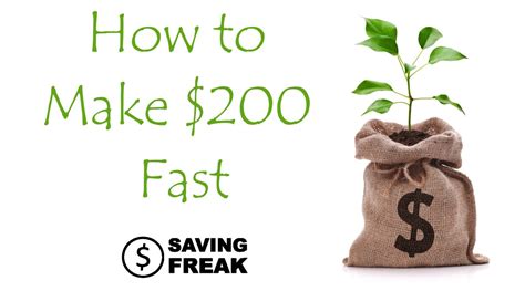 How To Make 200 Dollars 15 Ways To Earn 200 Fast