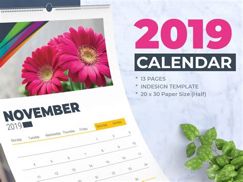 2019 Wall Calendar By Contestdesign On Dribbble