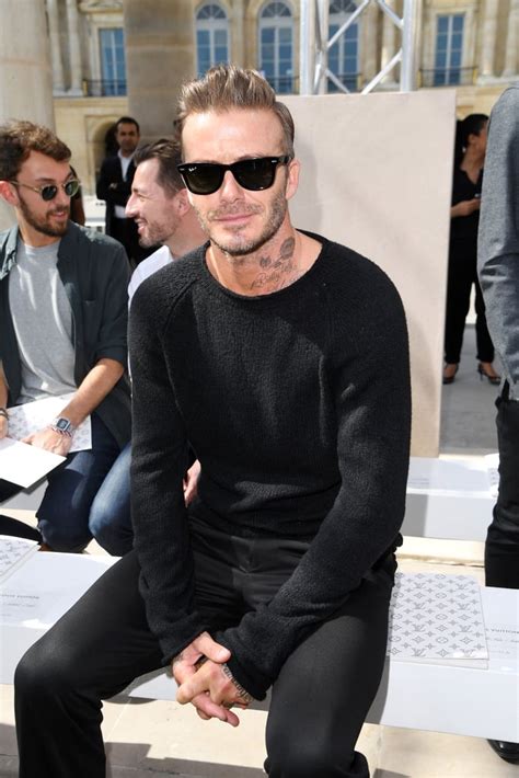 David Beckham At Paris Fashion Week 2016 Popsugar Celebrity Uk Photo 4