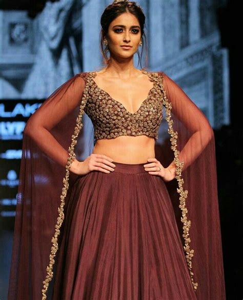 illeana d cruz walks for ridhi mehra at lakmé fashion week indian wedding gowns indian gowns