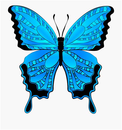 Blue Butterfly Clipart Image Clip Art Blue Butterfly