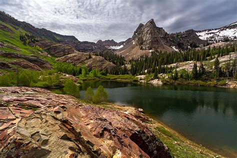 Majestic Mountains Lake Blanche Landscape Photography Flickr