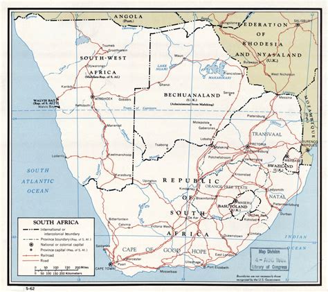 Political Map Of Southern Africa