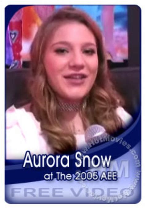 Aurora Snow Interview At The 2005 Adult Entertainment Expo National