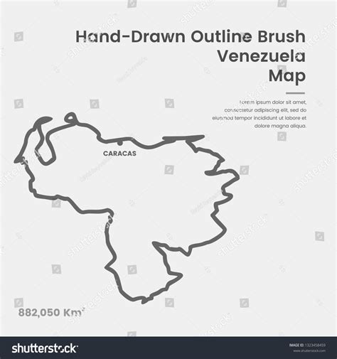 Cartoon Venezuela Map Hand Drawn Venezuela Stock Vector Royalty Free