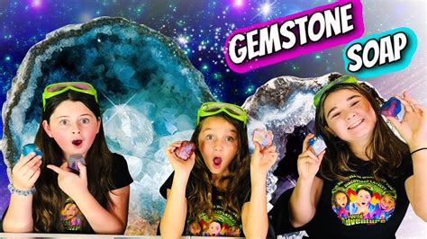 Kids Learning Videos W The Wild Adventure Girls Diy Crystal Gemstone