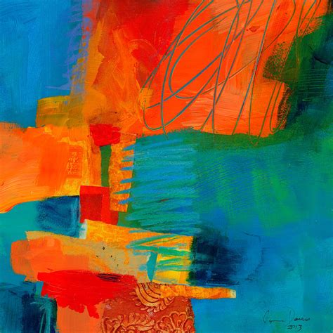 Blue Orange 2 Painting By Jane Davies