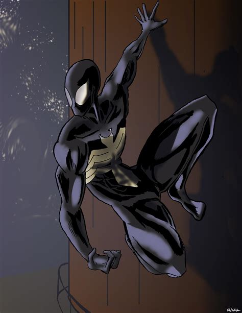 Black Suit Spider Man That I Drew Spiderman