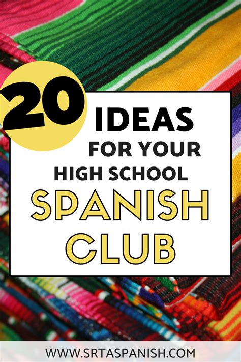 Ideas For Spanish Club Srta Spanish