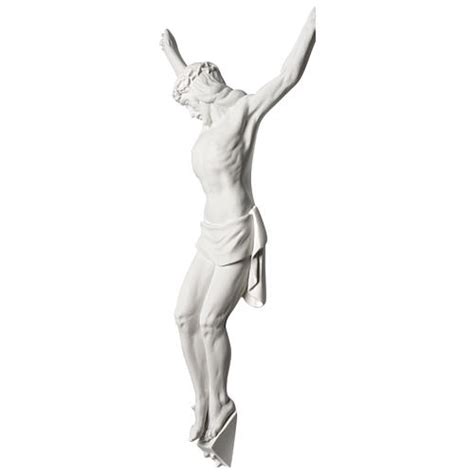 Corpus Of Christ White Composite Marble Statue 235 Inches Online
