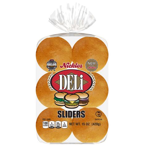 Nickles Bakery Deli Slider Buns 12 Count 12 Ounce