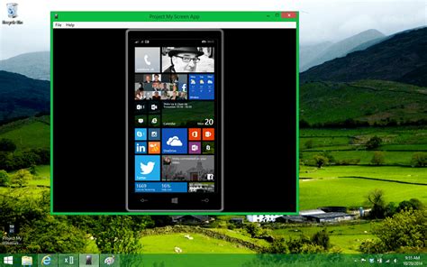 How To Project Your Windows Phone Screen To Your Pc