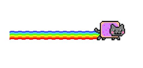 Nyan Cat Rainbow Png Photos Png Mart