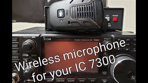 Wireless Microphone For Your Ic 7300 Icom 7300 Youtube