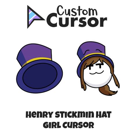 Henry Stickmin Hat Girl курсор пак Custom Cursor