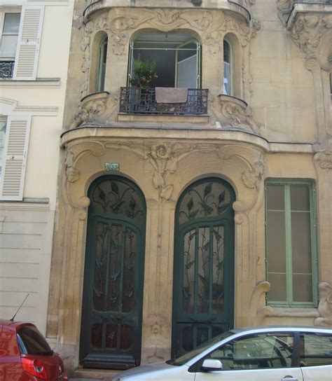 Paseos Art Nouveau La Maison Des Arums 33 Rue Du Champ De Mars