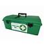Large First Aid Kit Empty W/Tray Green  L 465mm W 300mm D 180mm