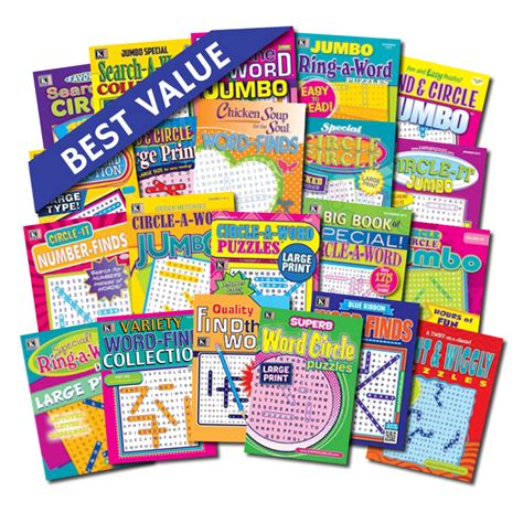 21 Word Search Magazines – Kappa Puzzles