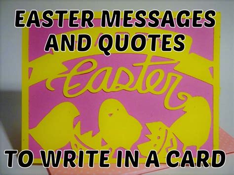 60 Easter Messages And Quotes To Write In A Card Holidappy