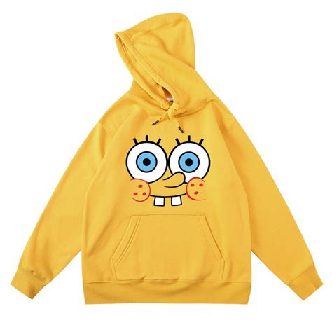 Spongebob Squarepants Hooded Coat Cotton Hoodie Wishiny