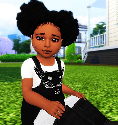 Ebonix Mochasims Curly Puffs Sims Hair Sims 4 Toddler Sims 4 Cc