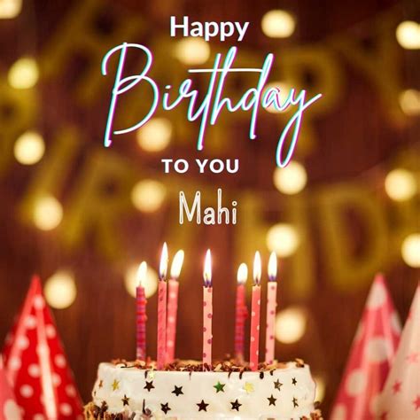 100 Hd Happy Birthday Mahi Cake Images And Shayari