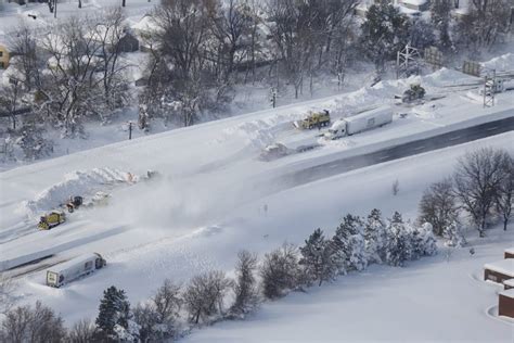 Dramatic Aerial Photos Show Force Of Buffalo Storm