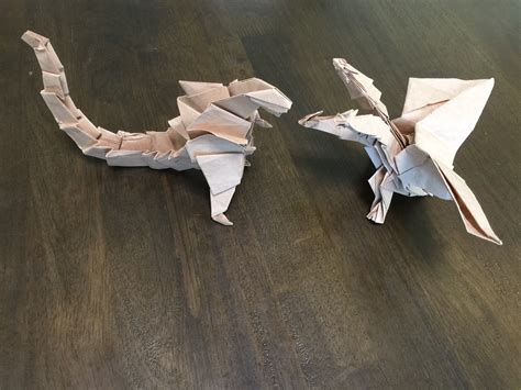 Great Origami Gozilla King Ghidorah 折り紙 ゴジラ キングギドラ チクチクお裁縫