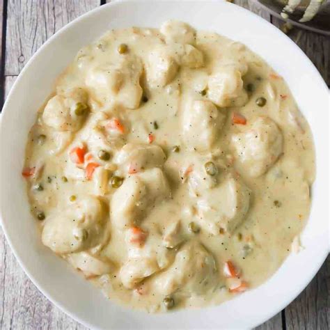 Easy Chicken And Dumplings With Biscuits This Is Not Diet Food