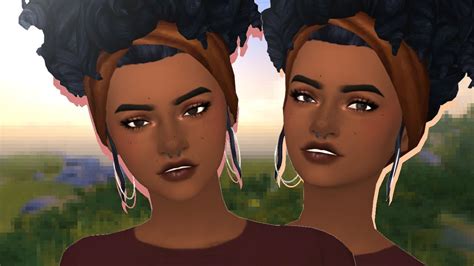 Sims 4 Create A Sim Black Beauty Cc Links Youtube