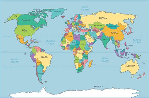 20 Best Simple World Map Printable For Free At