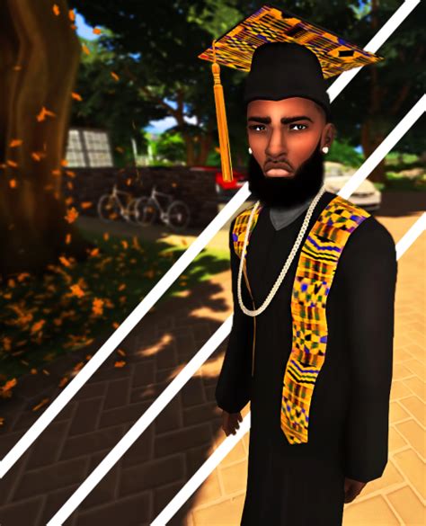 The Black Simmer Black Excellence Graduation Gown By Ebonix