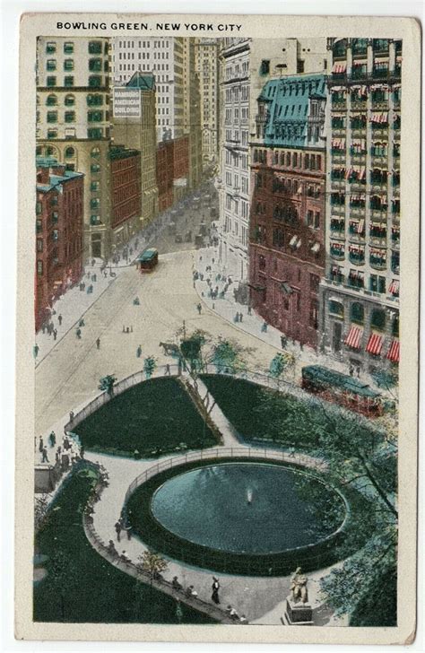1920s In Pictures 1920′s Bowling Green New York City From