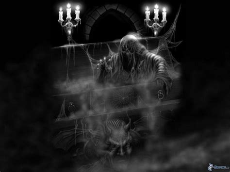 Hd Dark Grim Reaper Horror Skeletons Skull Creepy High Quality Picture